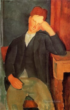 Amedeo Modigliani Painting - el joven aprendiz Amedeo Modigliani